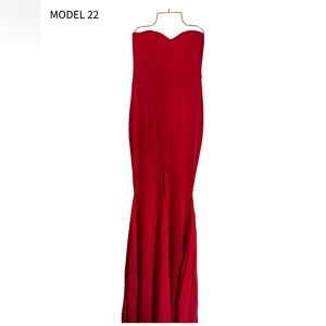 Elegant Red Maxi Dress